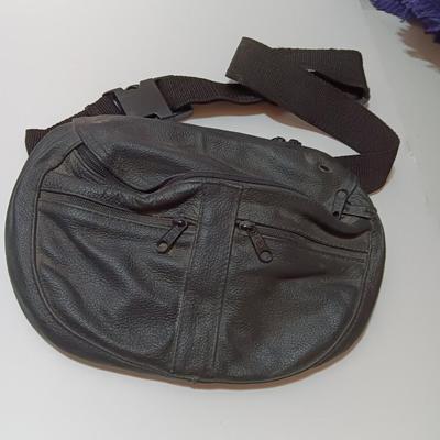 Leather belt - CAT Leather gloves - and a conceal carry pouch