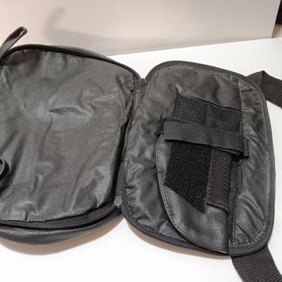 Leather belt - CAT Leather gloves - and a conceal carry pouch