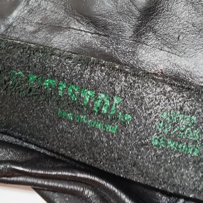 Leather belt - CAT Leather gloves - and a conceal carry pouch