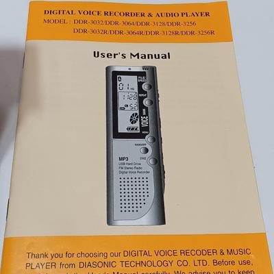 Diasonic USB Pocket hard drive Voice bank DDR-3000 with FM radio option