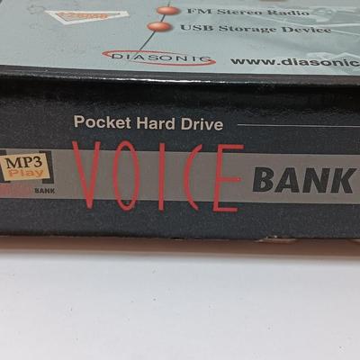 Diasonic USB Pocket hard drive Voice bank DDR-3000 with FM radio option