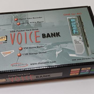 Diasonic USB Pocket hard drive Voice bank DDR-3000 with FM radio option