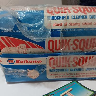 Automotive needs - Electric work light - bungee cords - funnel - Windshield cleaning tool and more