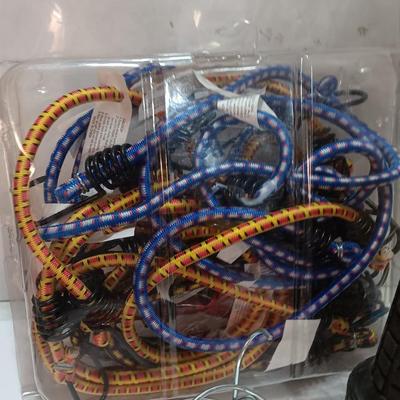 Automotive needs - Electric work light - bungee cords - funnel - Windshield cleaning tool and more