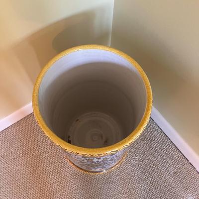 Hand-Painted Ceramic Planter/Umbrella Urn (PB-DZ)