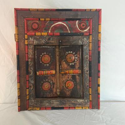Double Door Wooden Art Piece (PB-DZ)