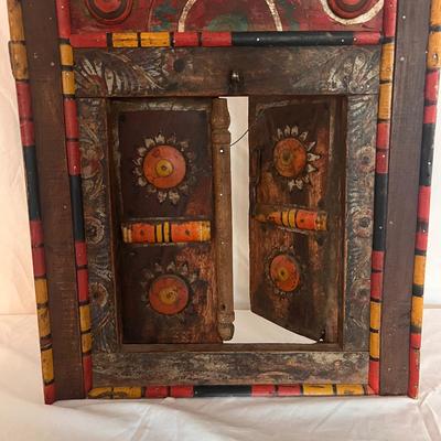 Double Door Wooden Art Piece (PB-DZ)