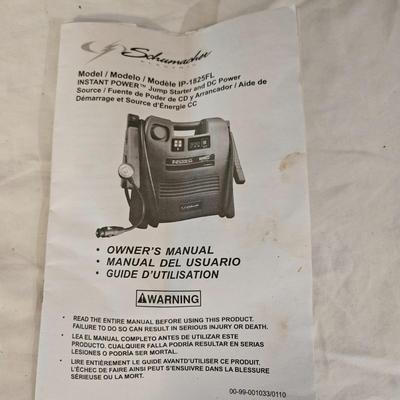 Schumacher Instant Power Jump Starter and Jumper Cables (DR-DW)