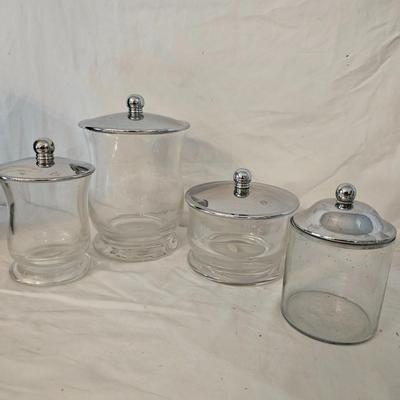 SimpleHuman Sensor Soap Pump, Lighted Vanity Mirror and Glass Containers (DR-DW)