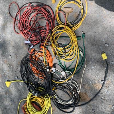 Large Extension Cords Lot