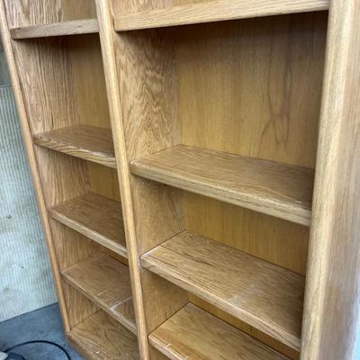 B62A- oak bookshelf
