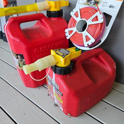 Stihl FS56RC String Trimmer, Fuel Cans and More (D-DW)