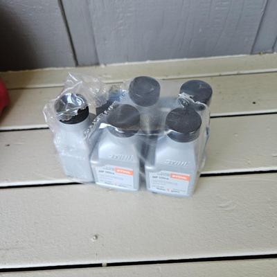 Stihl FS56RC String Trimmer, Fuel Cans and More (D-DW)