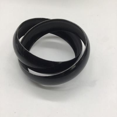 Black double bracelet