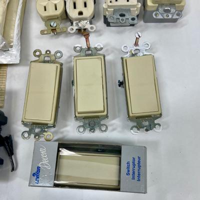 Electrical Outlet and Cover Plate Lot