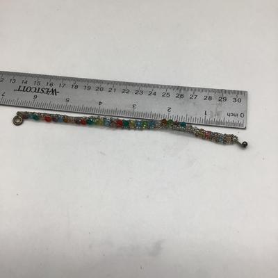 Vintage colorful beaded bracelet