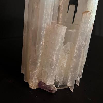 Selenite Crystal Candle Holder (PB-DZ)