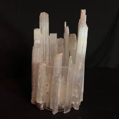 Selenite Crystal Candle Holder (PB-DZ)