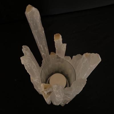 Selenite Crystal Candle Holder (PB-DZ)