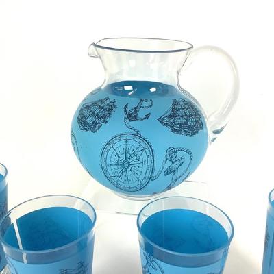 111 Boathouse Acrylic Pitcher & Cups