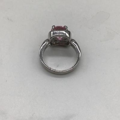 Pink fashion ring