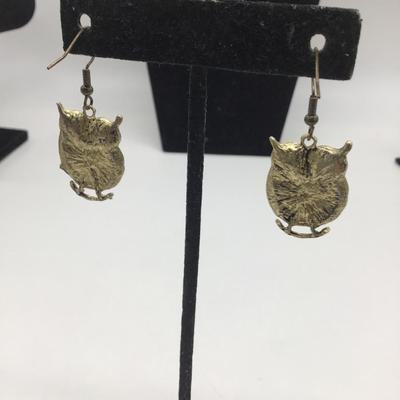 Beautiful owl earrings
