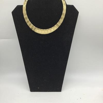 Gold toned necklace