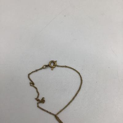 12K gold filled cross necklace