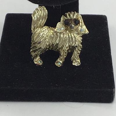 Vintage dog pin
