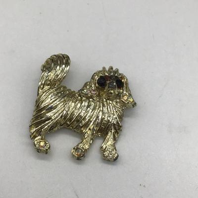 Vintage dog pin