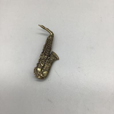 Vintage saxophone pin