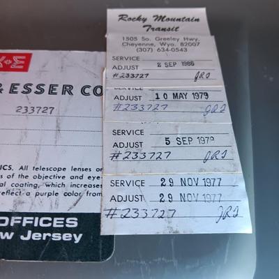 Vintage Keuffel & Esser Co Survey Level - with case