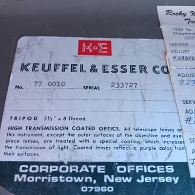 Vintage Keuffel & Esser Co Survey Level - with case