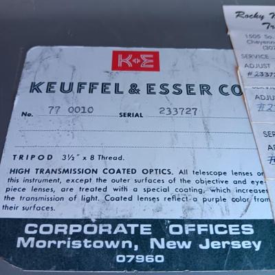 Vintage Keuffel & Esser Co Survey Level - with case