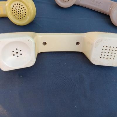 Vintage Telephone handsets -for parts or art
