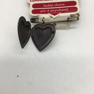 Locket charm pin