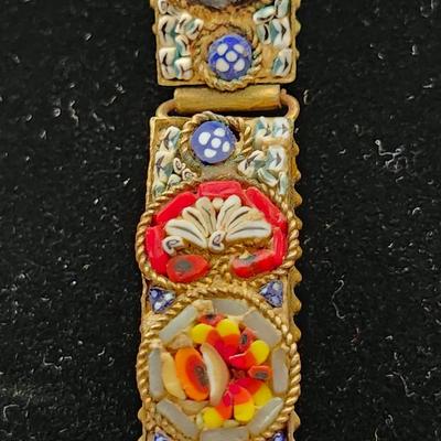 Vintage Micro Mosaic Bracelet