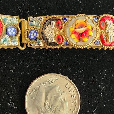 Vintage Micro Mosaic Bracelet