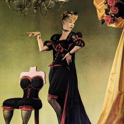 Original vintage copy of Vogue Magazine Oct 15 1938 Cover art by Jean Pages