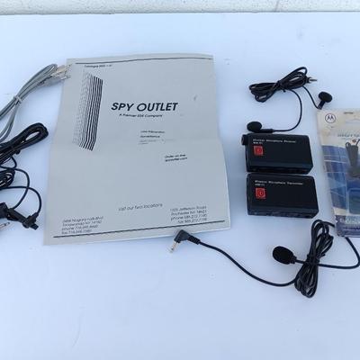 Spy Outlet - Wireless Microphone Transmitter & Receiver WM-T1 Spying "your wired" device