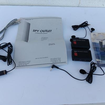 Spy Outlet - Wireless Microphone Transmitter & Receiver WM-T1 Spying "your wired" device