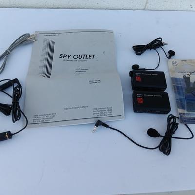 Spy Outlet - Wireless Microphone Transmitter & Receiver WM-T1 Spying "your wired" device