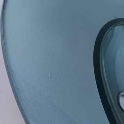 Beautiful glass sink for vanity mount.