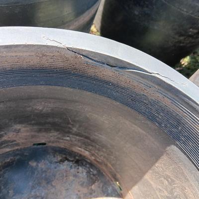 6 Gardening flowerpots - heavy duty black Garden tubs Great for tomato's!