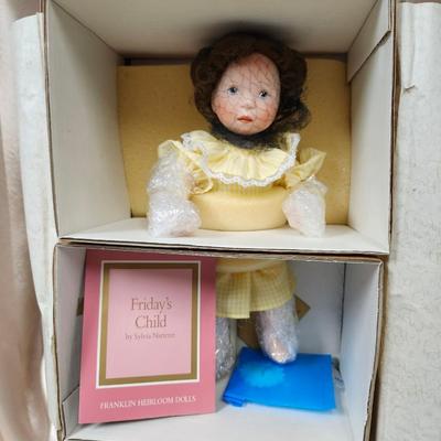 The Days of the Week Dolls by the Franklin Collection