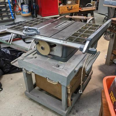 Classic Craftsman Table Saw Model 103.22161