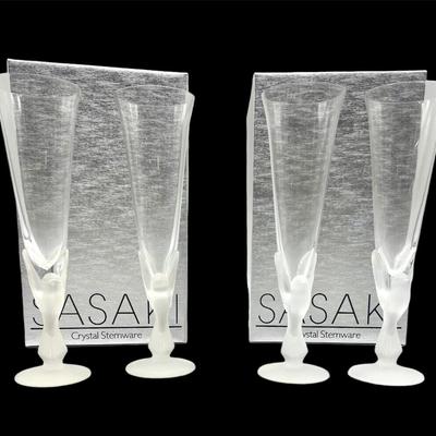 SASAKI Crystal Stemware~ WINGS