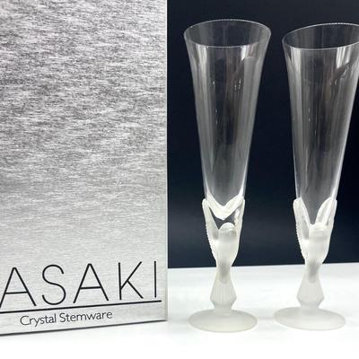 SASAKI Crystal Stemware â€œWINGSâ€