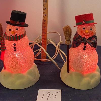 Vintage Snow People Lights