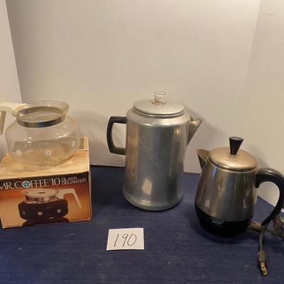 Coffee Pot Lot